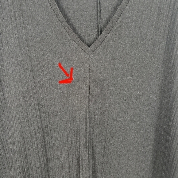 ZARA TRAFALUC Pleated Longline Tunic Oversized V-neck Top Black Sz M - Picture 10 of 10